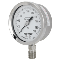 Reotemp Heavy Duty Repairable Stainless Gauge, Series PR 40/60